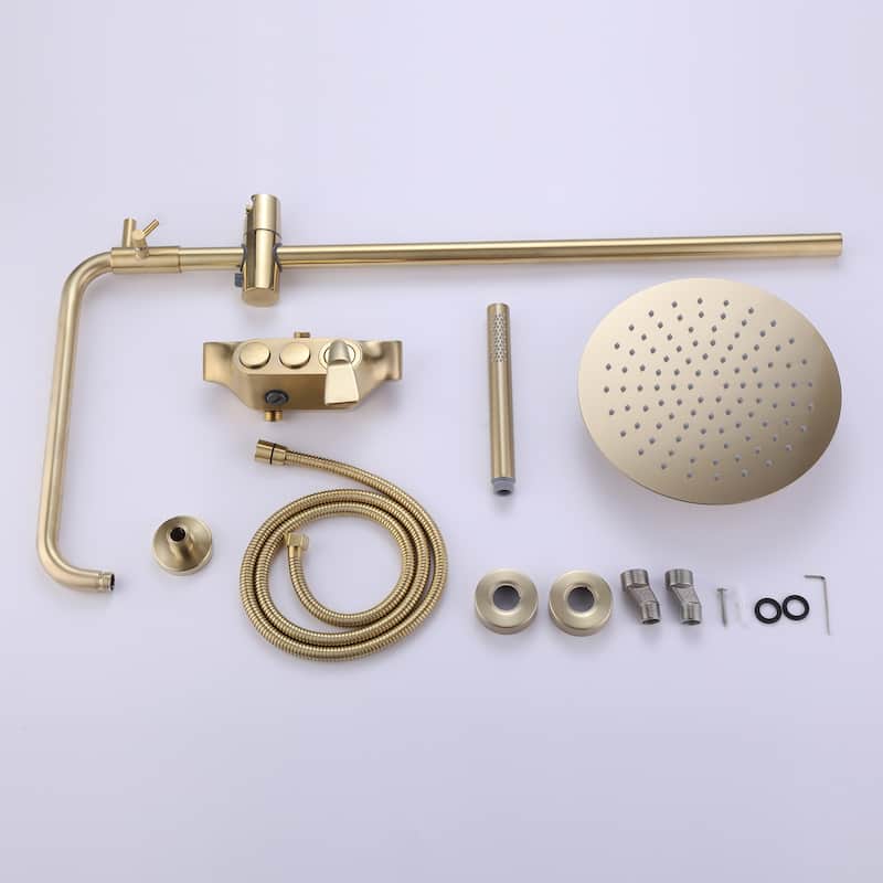 Exposed Bathroom Shower Combo