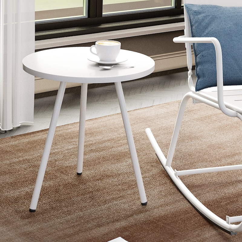 Crestlive Products Outdoor L-Shaped Patio Bar Table Pub Table Dining Table