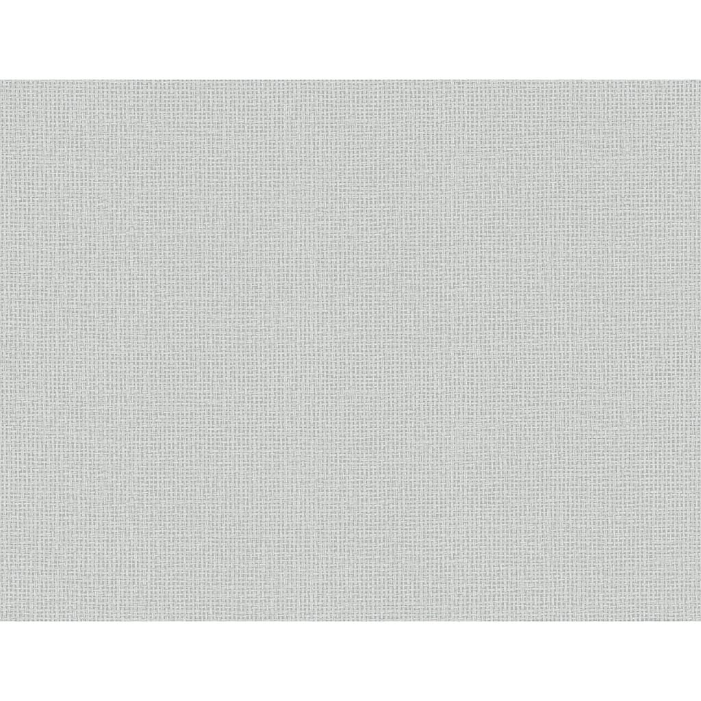 A-Street Prints Marblehead Grey Basket Weave Wallpaper