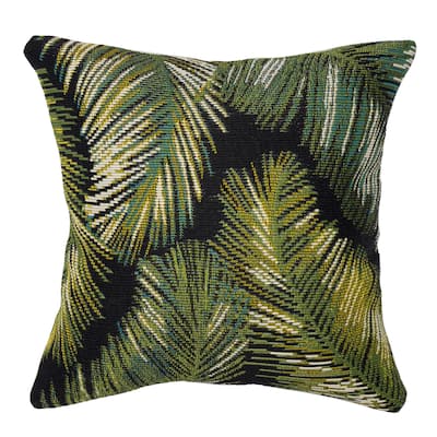 Liora Manne Marina Palm Border Indoor/Outdoor Pillow
