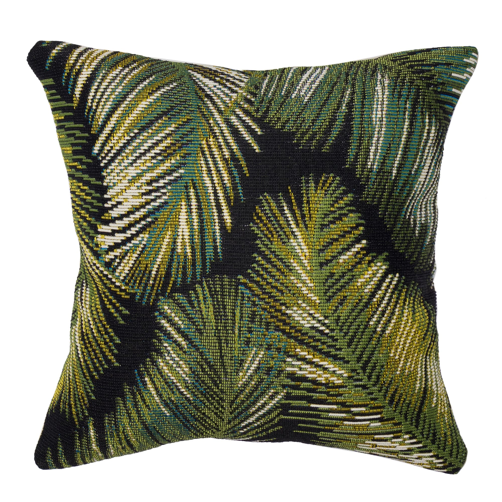 Lush Decor Marina Palm Border Indoor/Outdoor Pillow