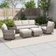Option Grey Wicker Beige Cushion