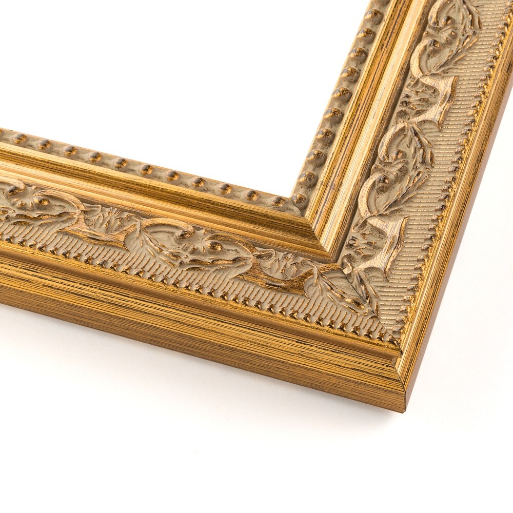 24x30 Frame Gold Bamboo Solid Wood Picture Frame with UV Acrylic, Foam  Board Backing & Hanging Hardware Included - Bed Bath & Beyond - 38593090
