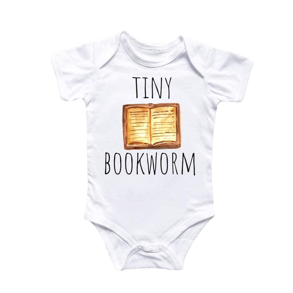 bookworm reader - Baby Boy Girl Clothes Infant Bodysuit Funny Cute Newborn