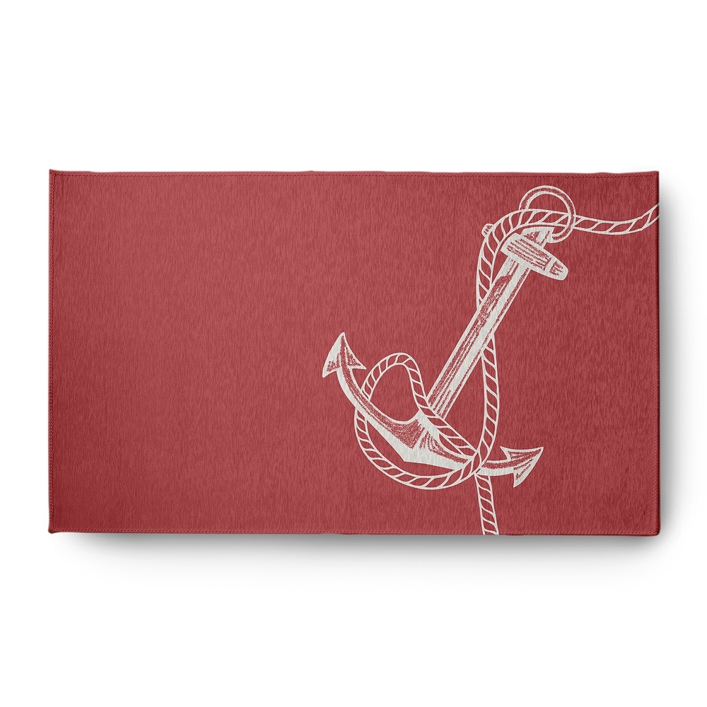 Anchored Nautical Indoor/Outdoor Rug