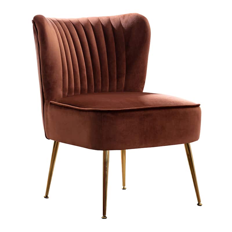 Haven Contemporary Velvet Upholstered Accent Chair