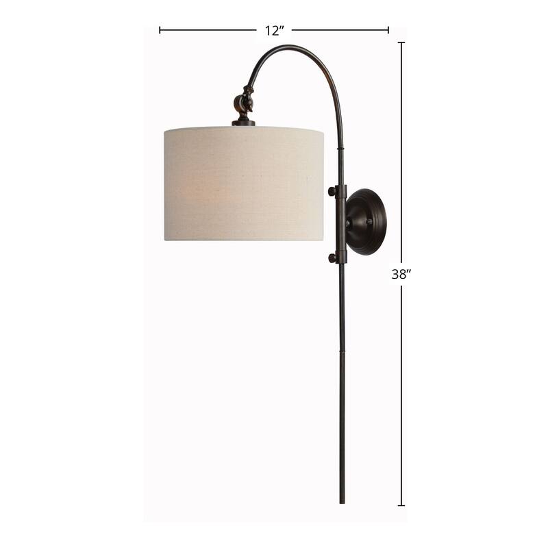 Wilson Metal Wall Sconce, Oil-Rubbed Bronze (Set of 2) - Oil-Rubbed Bronze