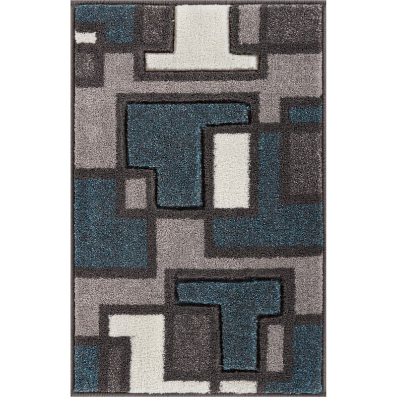 Well Woven Modern Geometric Mat Accent Rug - 2' x 3' - 2' x 3'