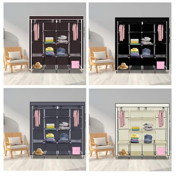 https://ak1.ostkcdn.com/images/products/is/images/direct/aeb44ecc3f6905f0ff94830d1b91cf4e559773bd/67%22-Clothes-Closet-Wardrobe-Storage-Rack-12-Shelves-4-Side-Pockets.jpg?impolicy=medium