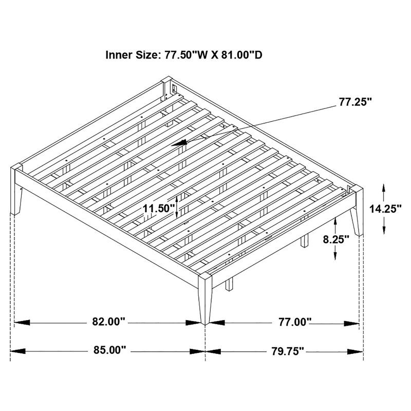 Hounslow Transitional Universal Platform Bed