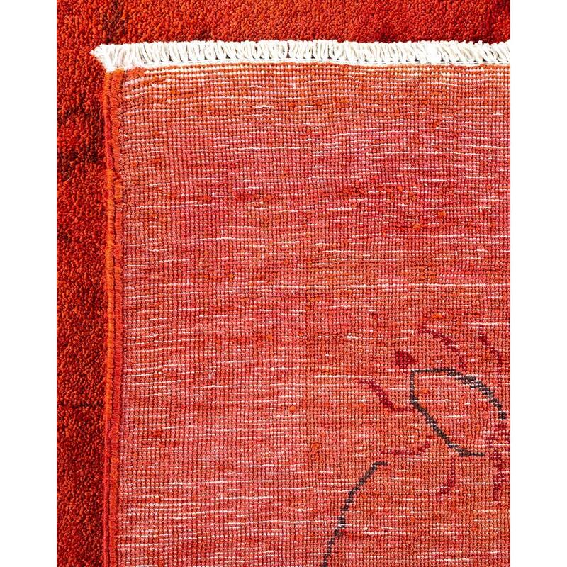 Vibrance, One-of-a-Kind Hand-Knotted Area Rug - Orange, 9' 2" x 12' 4" - 9' 2" x 12' 4"