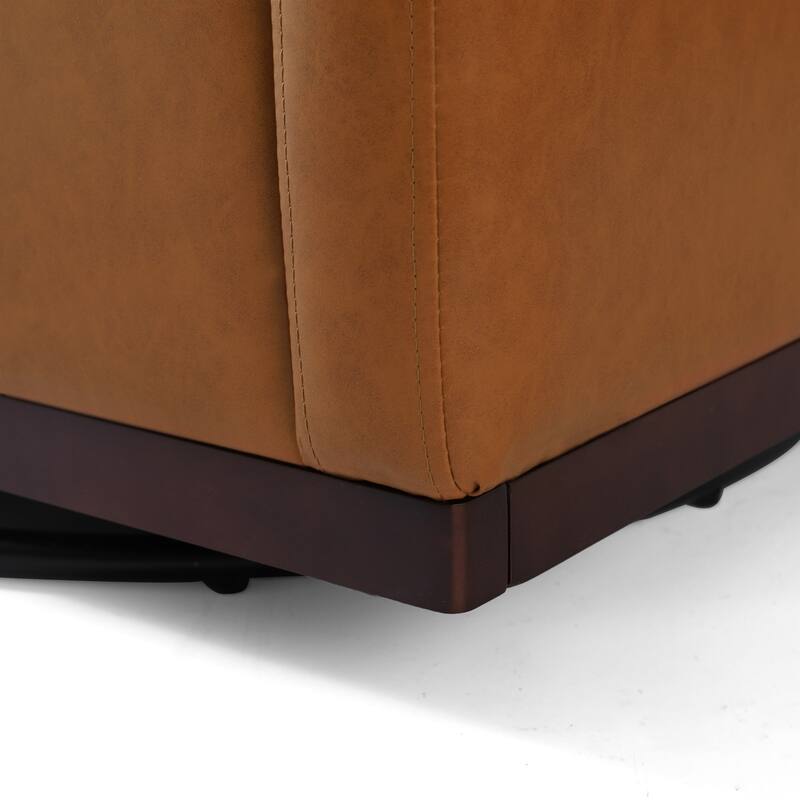 Modern Upholstered Swivel Accent Arm Chair