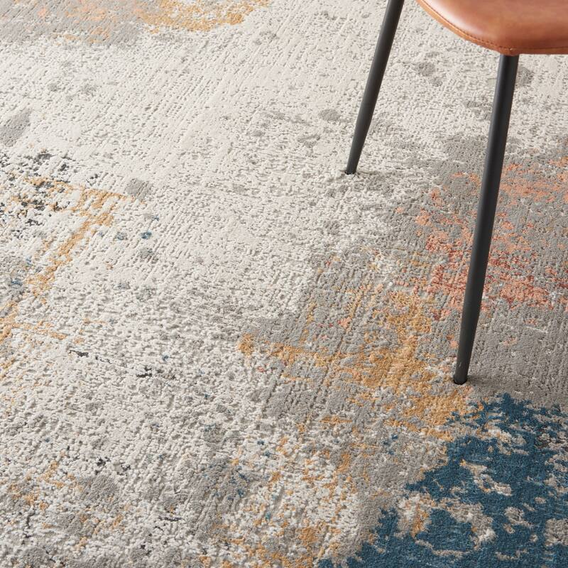 Nourison Rustic Textures Transitional Abstract Area Rug