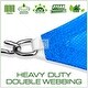 preview thumbnail 23 of 34, ColourTreeUSA Rectangle Sun Shade Sail HDPE Mesh Fabric Screen Canopy UV Block 190 GSM