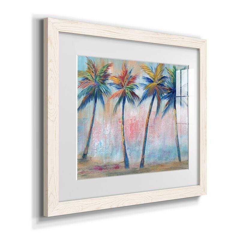Color Pop Palms-Premium Framed Canvas - Ready to Hang