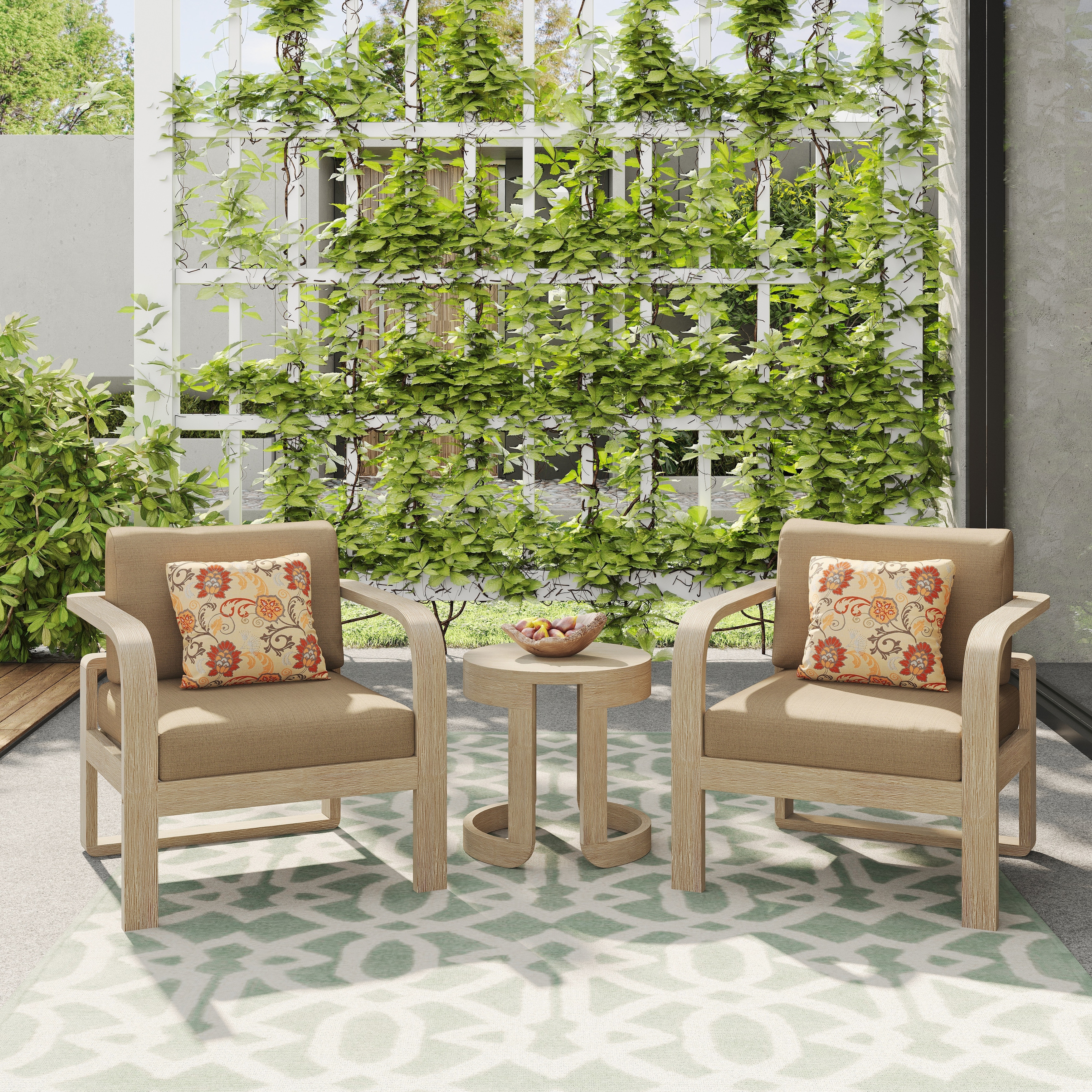 Sunbrella 3 store piece patio set