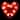 13" Lighted Shimmering Red Heart Valentine's Day Window Silhouette