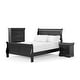 preview thumbnail 60 of 67, Furniture of America Mayday Modern Solid Wood 3-Piece Sleigh Bedroom Set