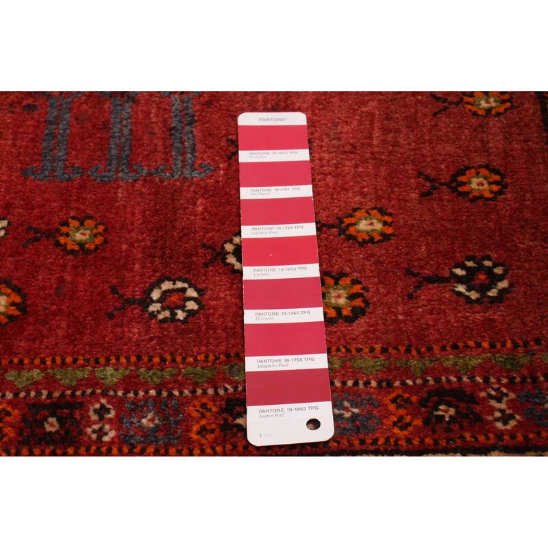 ECARPETGALLERY Hand-knotted Konya Anatolian Red Wool Rug - 4'9 x 9'4