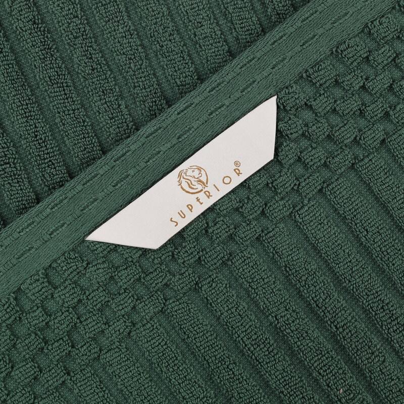 Superior Soho Ribbed Cotton 3-Piece Assorted Towel Set