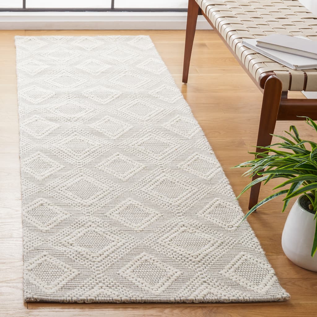 SAFAVIEH, Handmade Marbella Ågot Geometric Wool Rug