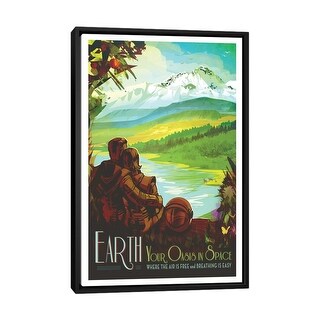 iCanvas "Earth" by NASA Framed Canvas Print - Bed Bath & Beyond - 36624097