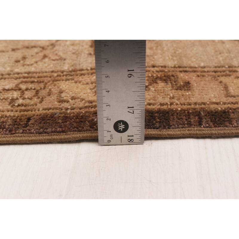 ECARPETGALLERY Hand-knotted Chobi Finest Brown Wool Rug - 8'1 x 9'10