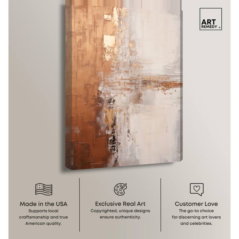 Burnished Memory Canvas by Art Remedy, Gallery Wrapped