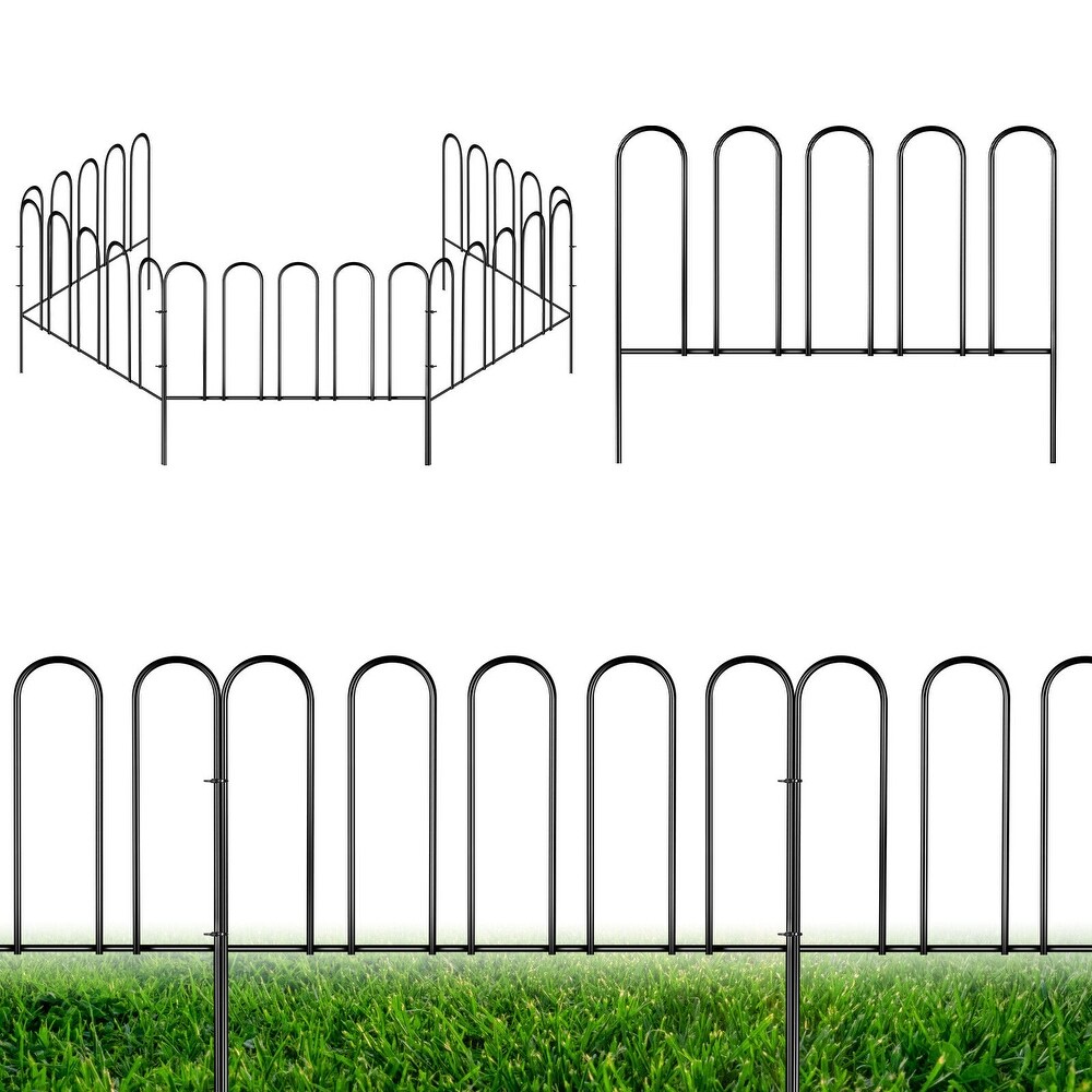 10ft Wire Section Garden Edging Border,Rustproof Metal Fence,Decor Garden  Fence