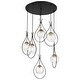 preview thumbnail 1 of 5, Minka Lavery 1536 Cody 6 Light 28" Wide Pendant with Clear Water Glass