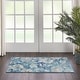preview thumbnail 10 of 39, Nourison Tranquil French Country Floral Modern Area Rug 2' x 4' - Turquoise - Rectangle