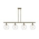 preview thumbnail 1 of 21, Innovations Lighting Ballston Athens Water Glass - 4 Light 48" Island Light