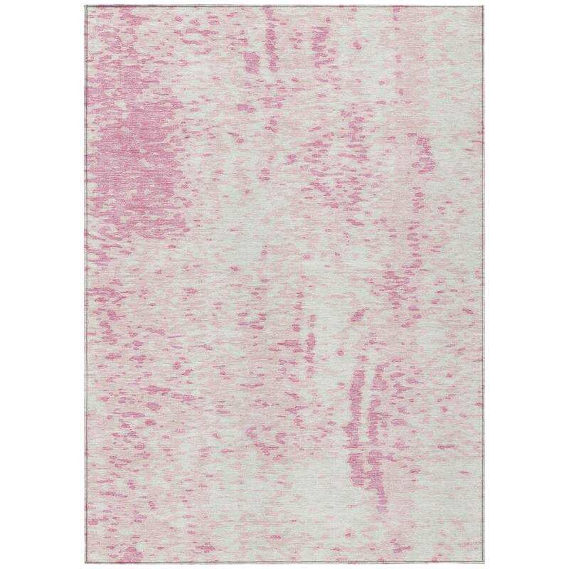 HomeRoots Abstract Transitional Rectangle Outdoor Rug