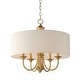 preview thumbnail 1 of 2, Maxim 10015OM Bongo 5 Light 22" Wide Pendant Natural Aged Brass