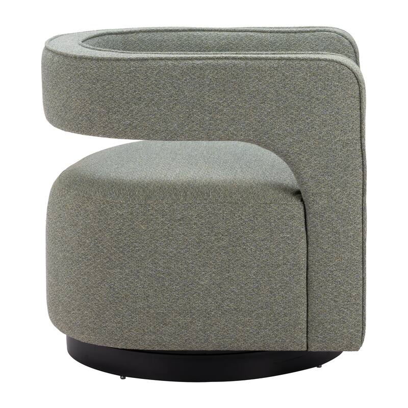 Turku Swivel Chair Sage Green