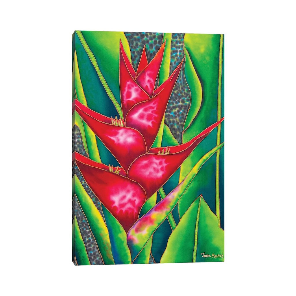 iCanvas "Red Heliconia" by Daniel Jean-Baptiste Canvas Print