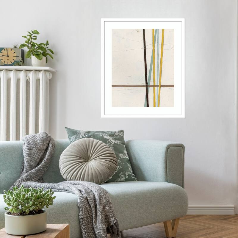 Tangle No. 2 by June Erica Vess Wood Framed Wall Art Print