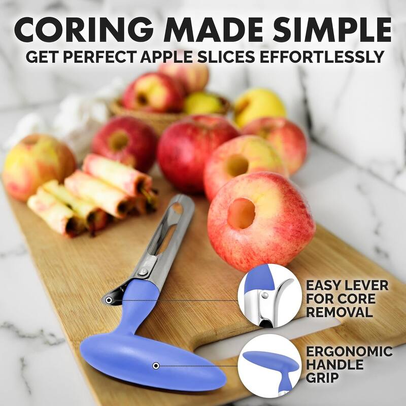 Zulay Kitchen Ultra Sharp Premium Apple Corer Tool