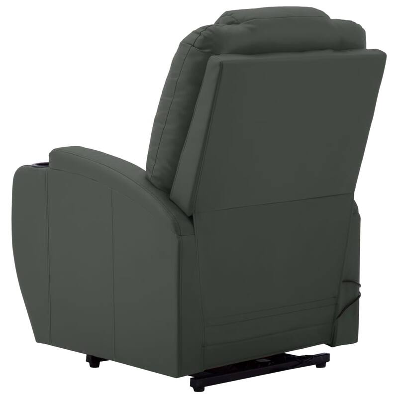 vidaXL Power Lift Recliner Electric Lift Chair for Home Theater Faux Leather - 29.9" x 34.4" x 42.1"