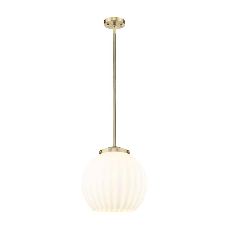 Innovations Lighting 221-1S-17-14 White Venetian Pendant White