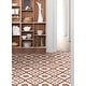 Terracotta Matias Peel & Stick Floor Tiles - On Sale - Bed Bath ...