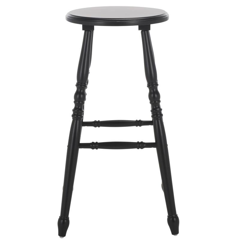 SAFAVIEH Home Sidiko 29-inch Barstool (Set of 2) - 16"W x 16"D x 29"H - White Washed