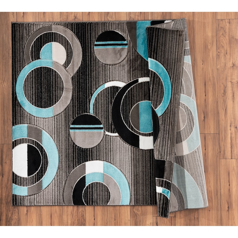 Orelsi Collection Abstract Area Rug