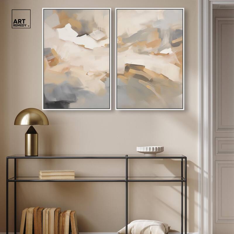 Lost in Thought Canvas Set of 2 by Art Remedy
