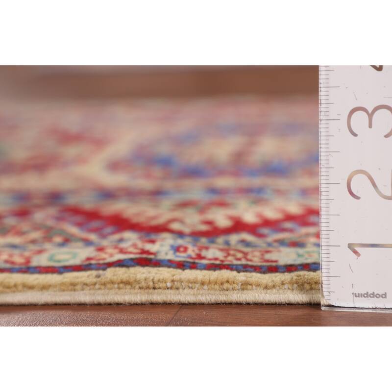 Kazak Accent Rug Handmade Oriental Wool Carpet - 2'8" x 4'0"