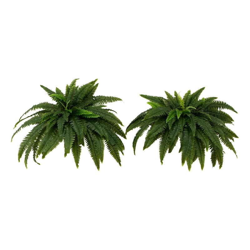 Boston Fern Artificial Plants - 48" - Green - Set of 2