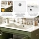 preview thumbnail 149 of 161, GDFStudio - Elysia Wood Bathroom Vanity with Ceramic Sink & Storage Cabinet Organizer