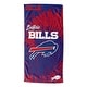 preview thumbnail 70 of 74, NFL Psychedelic Beach Towel 30" x 60" - Buffalo Bills