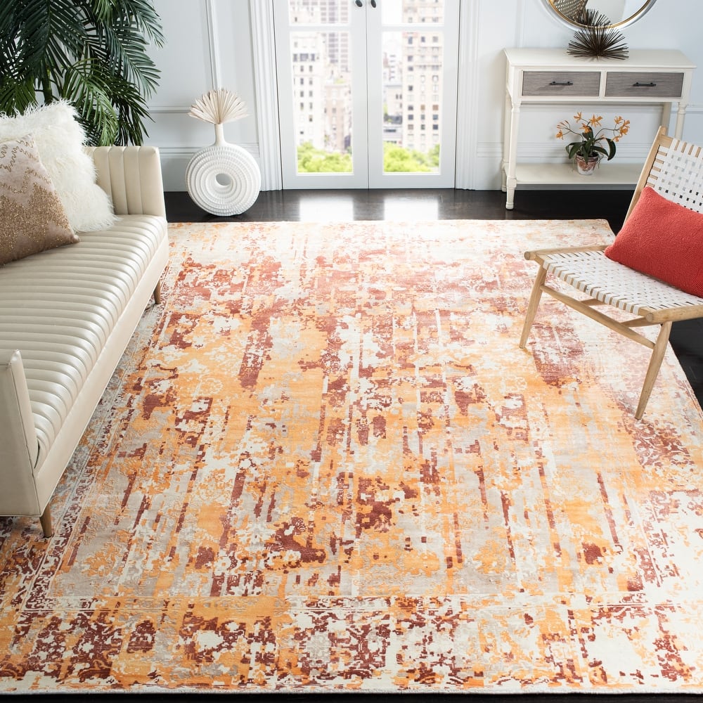 SAFAVIEH Handmade Mirage Luciane Abstract Viscose Rug