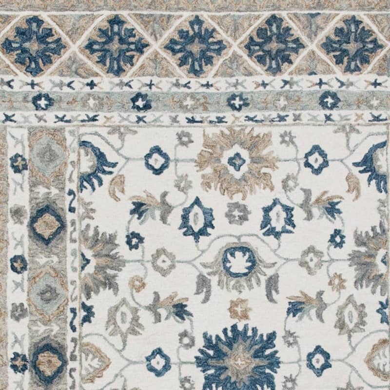 Hand Tufted Floral Traditional Area Rug